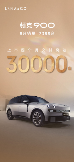 黑马配资 稳居高端全尺寸混动SUV市场前三 领克900上市四月交付破三万